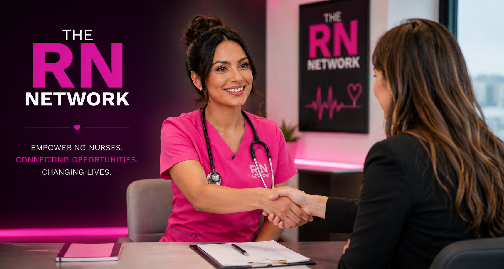 The RN Network — Nurse and recruiter meeting